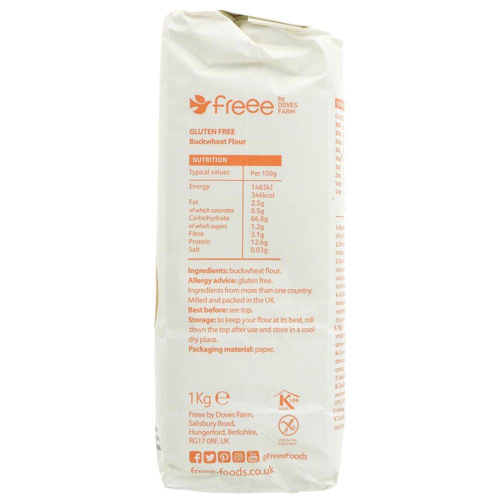 Doves Farm Buckwheat Flour 1kg Polarbrite